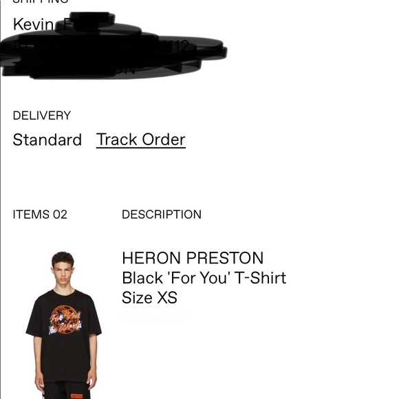 Heron Preston black shirt - Picture 5 of 6